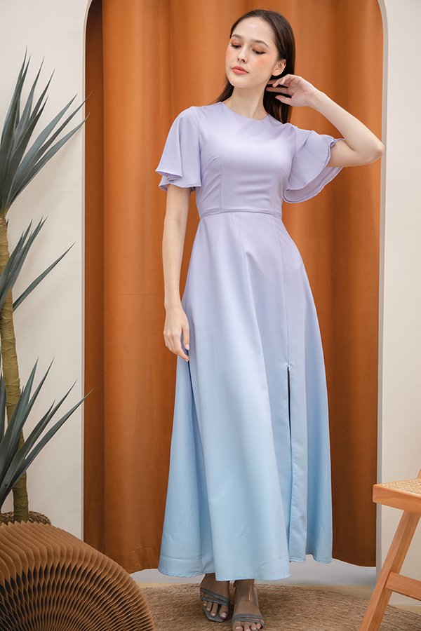 Orion Ombre Maxi Dress (Atlantis)