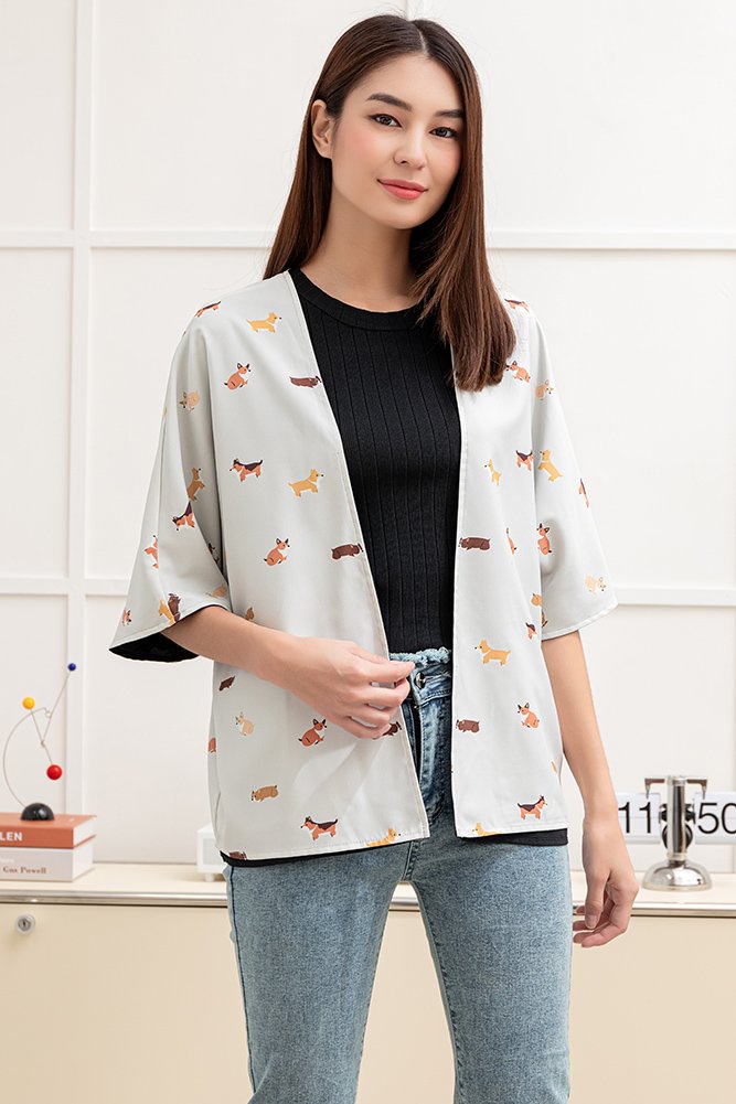 Girls on sale kimono cardigan