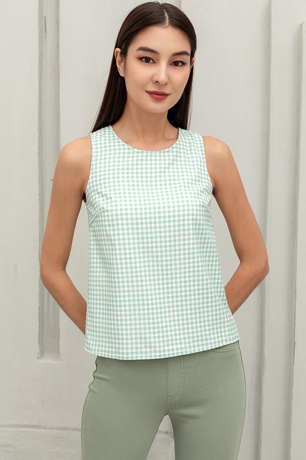 Woodlands Tea Party Reversible Top (White)