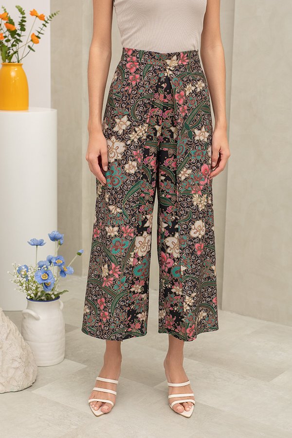 SAFIRA BATIK SPLIT HEM PANTS