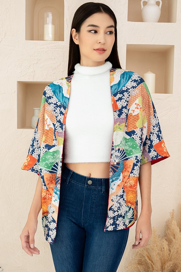 Chuzenji Reversible Kimono Jacket