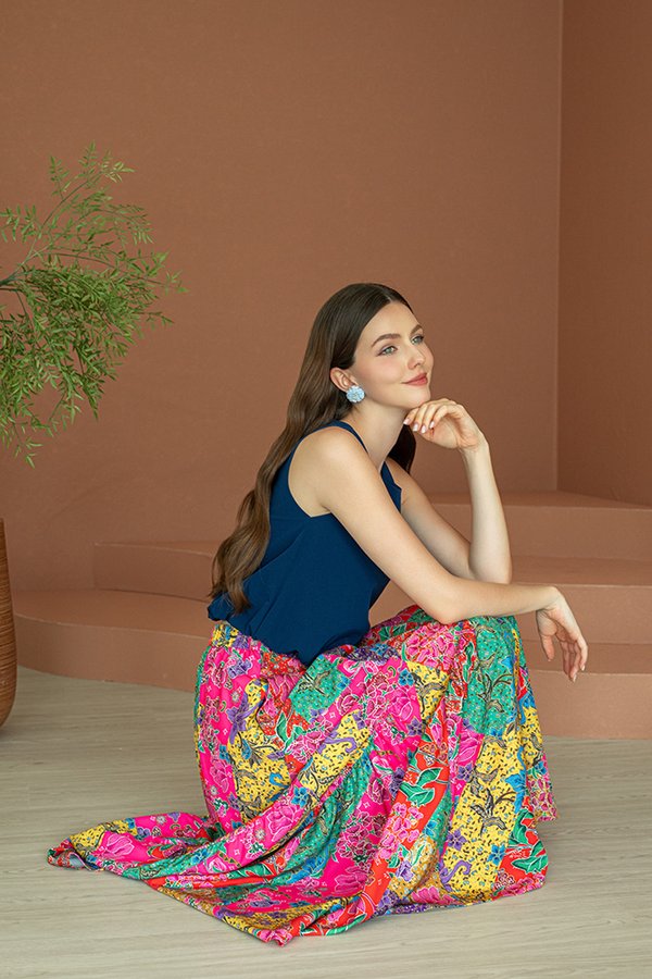 WINONA PARACHUTE BUBBLE TOP (NAVY)