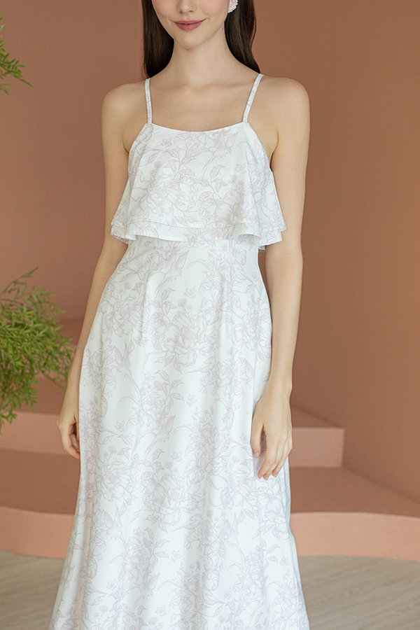 LILAS MIDAXI STRAP DRESS (PINK TOILE)