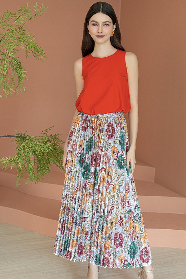 WINONA PARACHUTE BUBBLE TOP (TANGERINE)