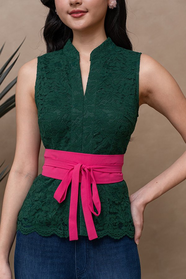 QISTINA LACE KEBAYA (EMERALD)