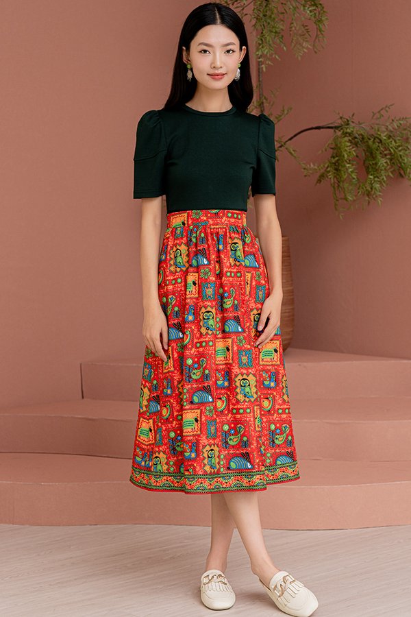 ROK CERITA BATIK FLARE SKIRT (TANGO)