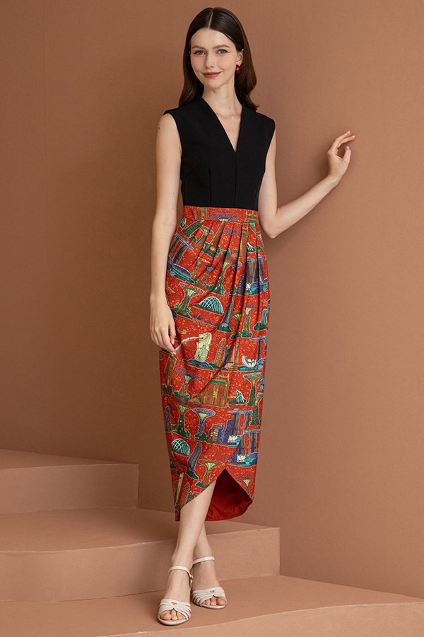 BATIK BY THE BAY TULIP DRESS (BLACK)