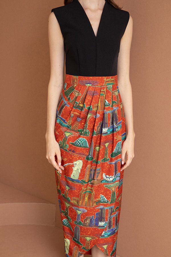 BATIK BY THE BAY TULIP DRESS (BLACK)