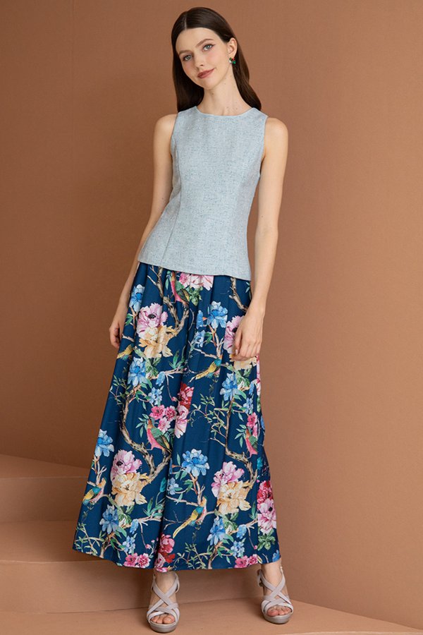 OMEGA TWEED TOP (LIGHT BLUE)