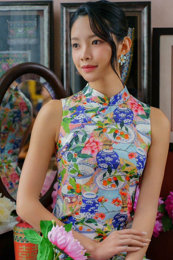 MADAME ROUGE CHEONGSAM DRESS