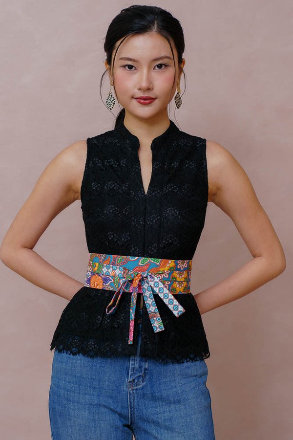 DANA FARIS LACE KEBAYA (ONYX BLACK)