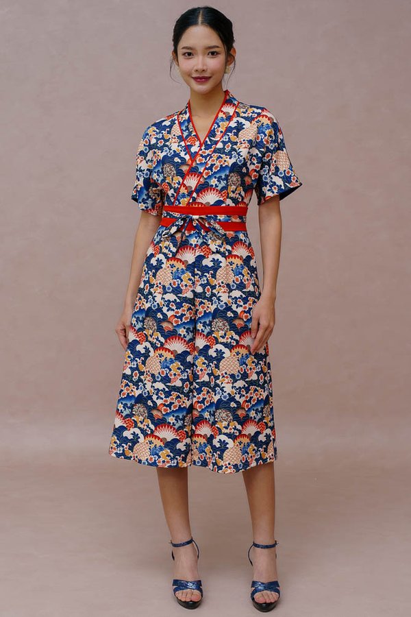 YAMA YAMA KACHI KIMONO CULOTTE JUMPSUIT