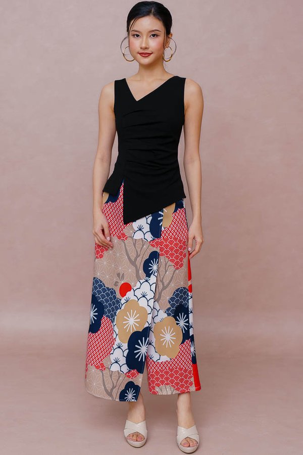 DANCE OF THE SUMMER CRANES FRONT FLAP CULOTTES