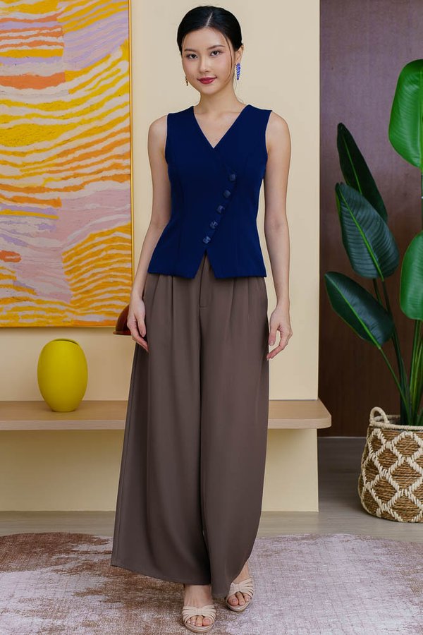 MICAH WIDE LEGGED PANTS (TOFFEE)