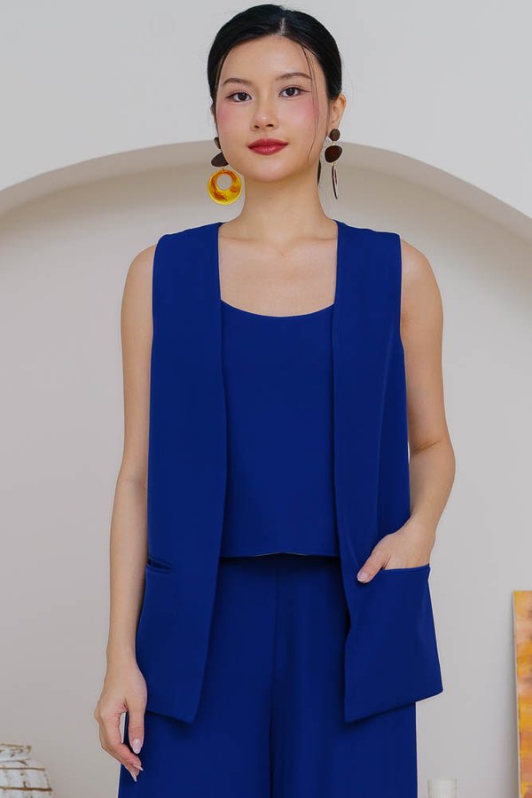 MARSH REVERSIBLE VEST TOP (ADMIRAL NAVY)