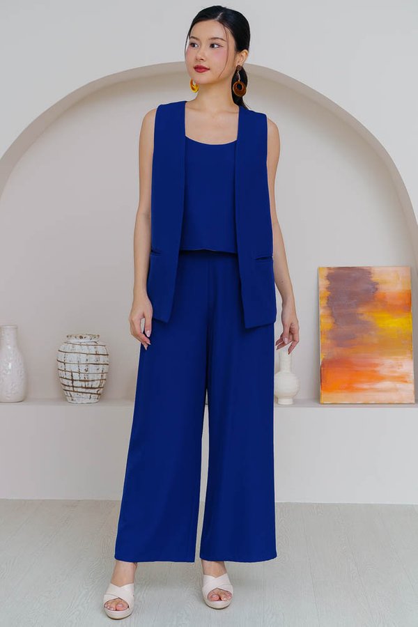FAUSTINE STRAIGHT LEGGED PANTS (ADMIRAL BLUE)