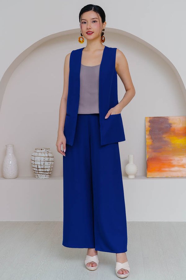 FAUSTINE STRAIGHT LEGGED PANTS (ADMIRAL BLUE)