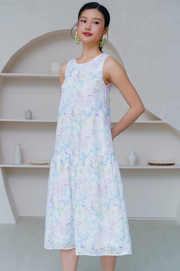 FEATHERLIGHT BROOM DREAMY EYELET DRESS (CLOUDY WHITE)