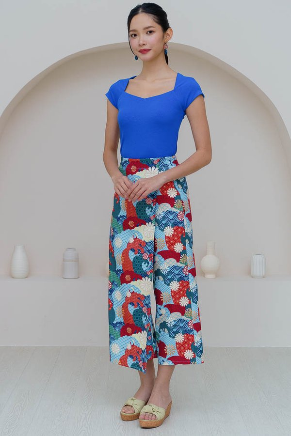 SASMI BATIK FRONT FLAP CULOTTES (YAMATO BLOOM)