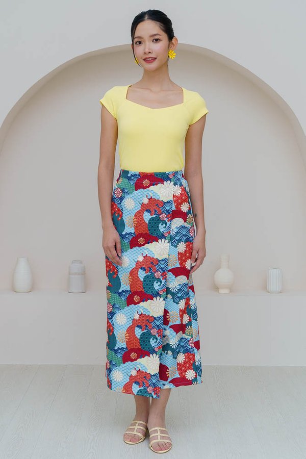 SASMI BATIK FRONT FLAP CULOTTES (YAMATO BLOOM)