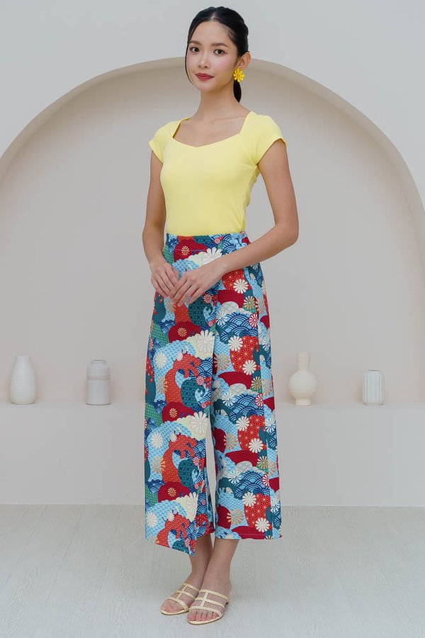 SASMI BATIK FRONT FLAP CULOTTES (YAMATO BLOOM)