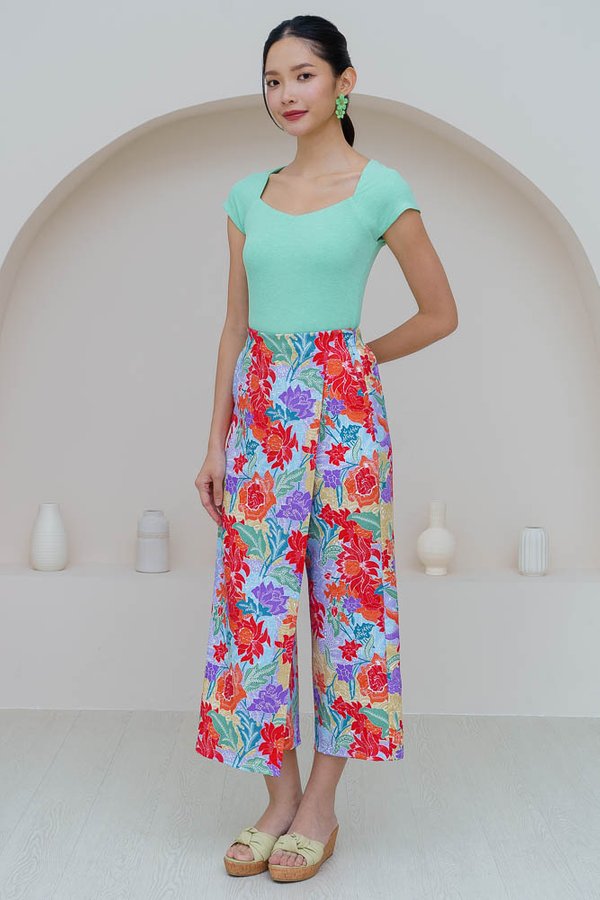 SASMI BATIK FRONT FLAP CULOTTES (COLOURBURST BLOOM)