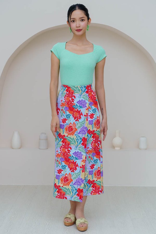 SASMI BATIK FRONT FLAP CULOTTES (COLOURBURST BLOOM)