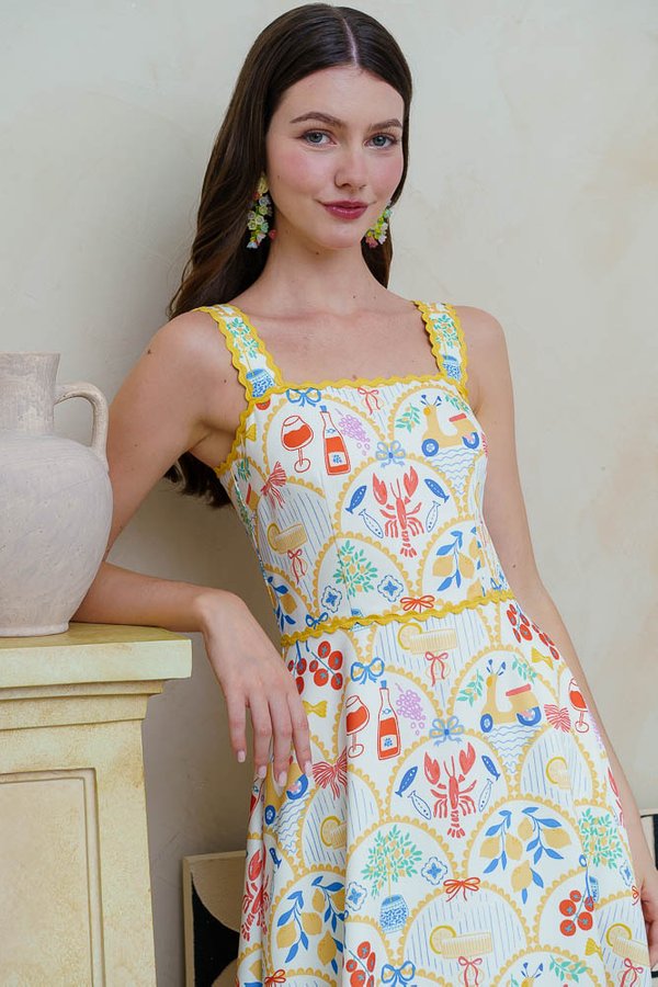 POSTCARDS FROM SICILY RICKRACK DRESS