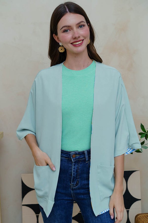 THE FLOWER CHILD REVERSIBLE KIMONO JACKET