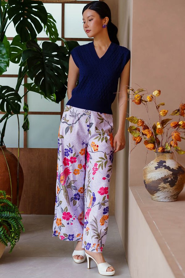 BOBOLI BOTANICA BATIK PANTS (LILAC)