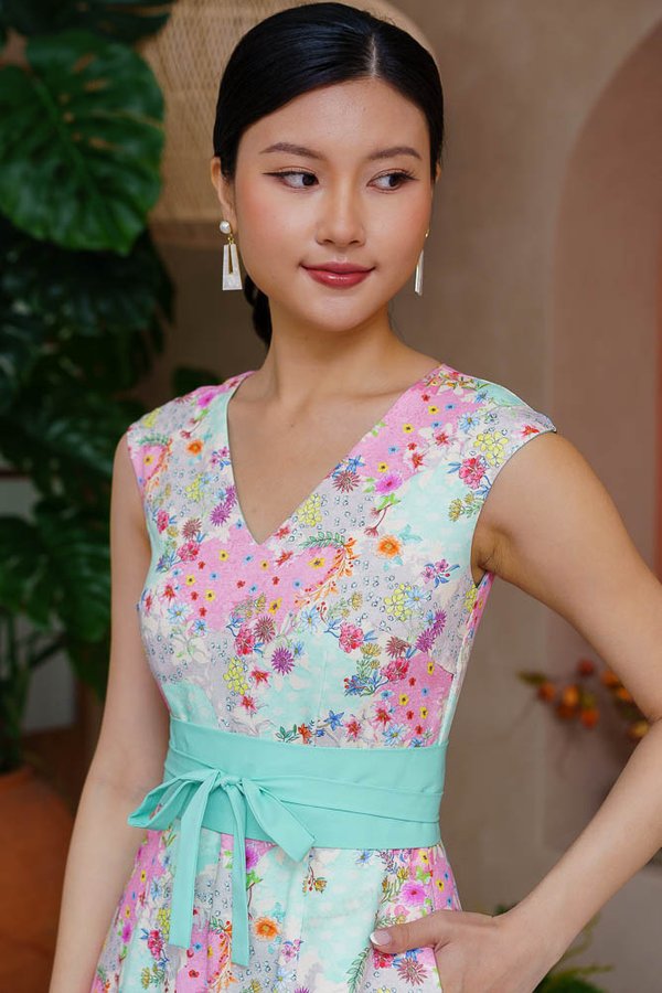 CAPRI BATIK CULOTTES JUMPSUIT (FAIRYDUST JADE)
