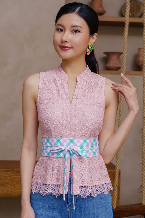 AANYA LACE NYONYA KEBAYA (QUARTZ PINK)