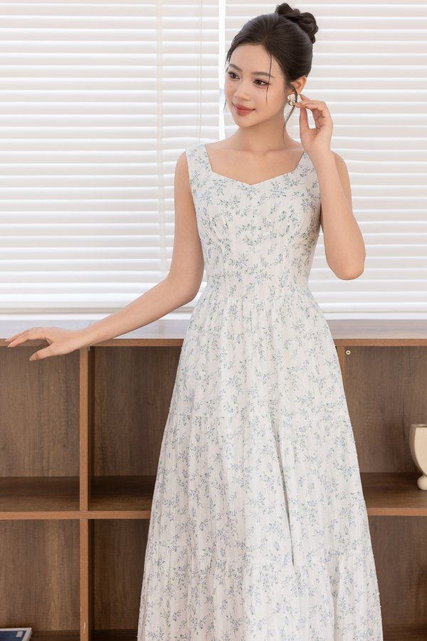 DELPHINE MILLIFLEUR EMPIRE DRESS (WHITE)