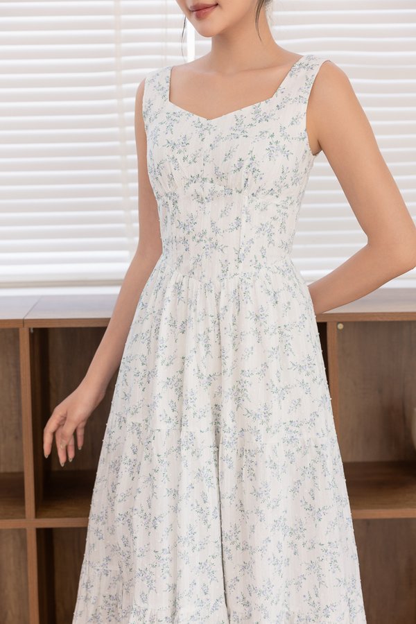 DELPHINE MILLIFLEUR EMPIRE DRESS (WHITE)