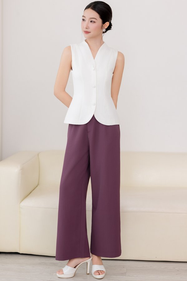 MILTON EXECUTIVE PANTS (MAUVE TAUPE)